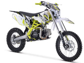 Junior/Adult BRZ Racing Pro 140cc Manual Dirt Bike 17/14" Big Wheel