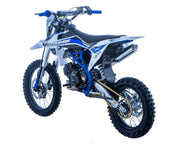 Junior/Adult BRZ Racing Pro 125cc Manual Dirt Bike 17/14” Big Wheel