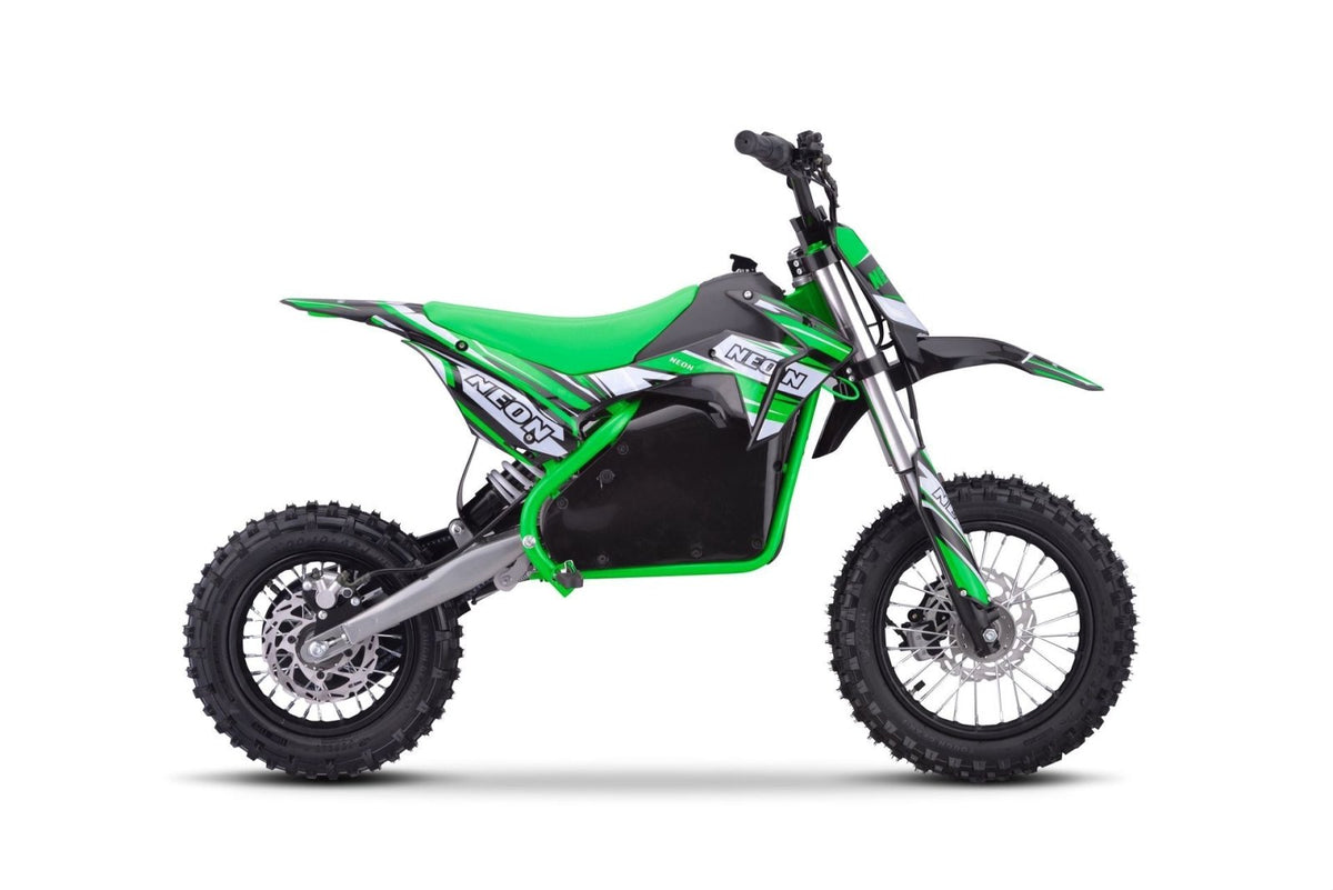 Neon SparkZ: Kids Neon 48v 1200w Electric Dirt Bike
