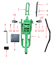 BRZ 72v thunder pro rear tail bracket
